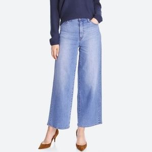 Uniqlo Wide Leg High Rise Denim Jeans 👖 size 26